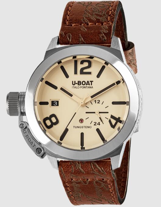 Review Replica U-BOAT CLASSIC 42 TUNGSTENO BEIGE 8892 watch